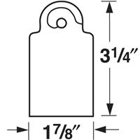 Picture for category White Vinyl Twistlock Tags