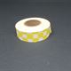 Picture of 1 3/16" WHITE/YELLOW CHECKER FLAGGING RIBBON